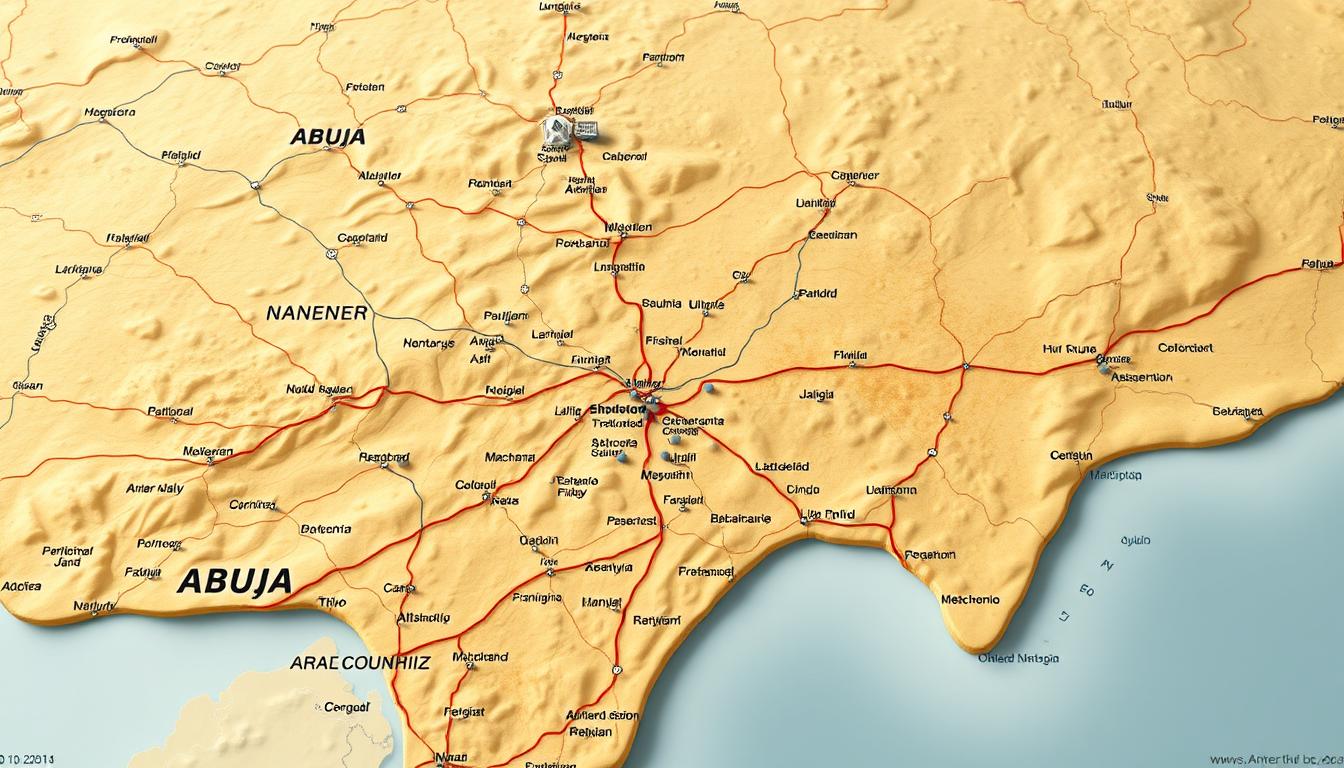 Map of Abuja: Detailed View of the Six Area Councils