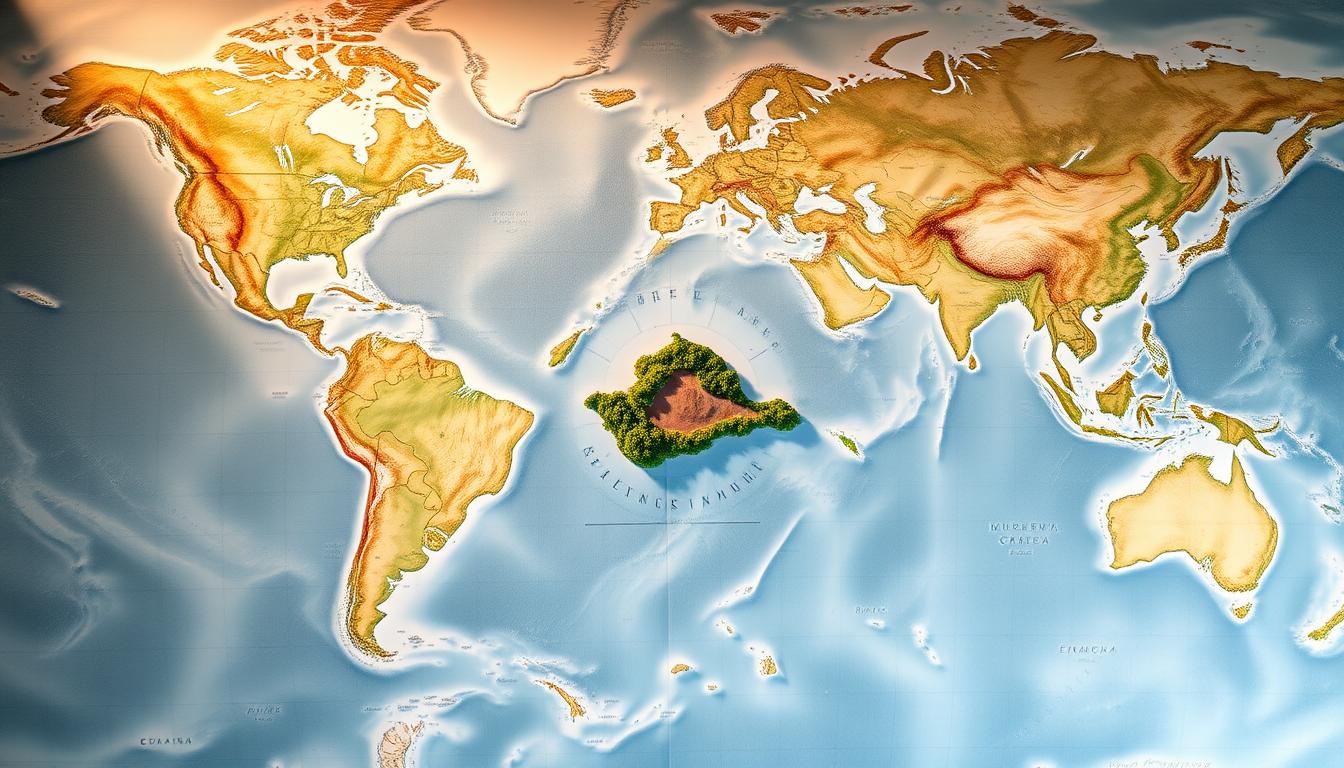 World Map: Pinpointing the Location of Fiji
