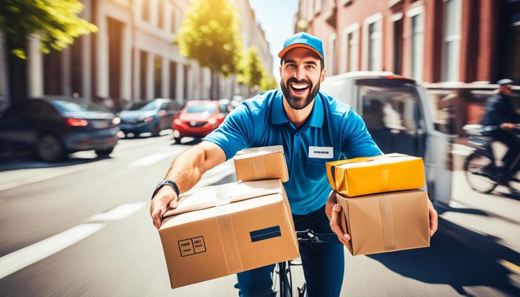 أمثلة على استخدام delivery