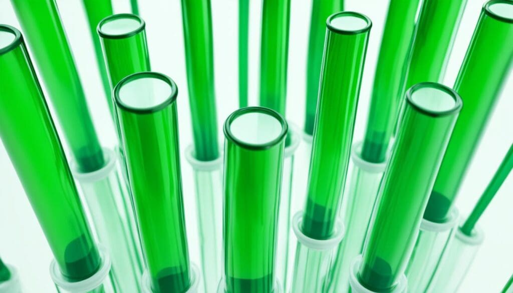 أنابيب الدم الخضراء