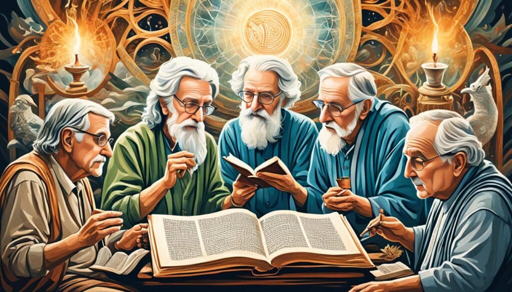 الشيوخ في الأدب