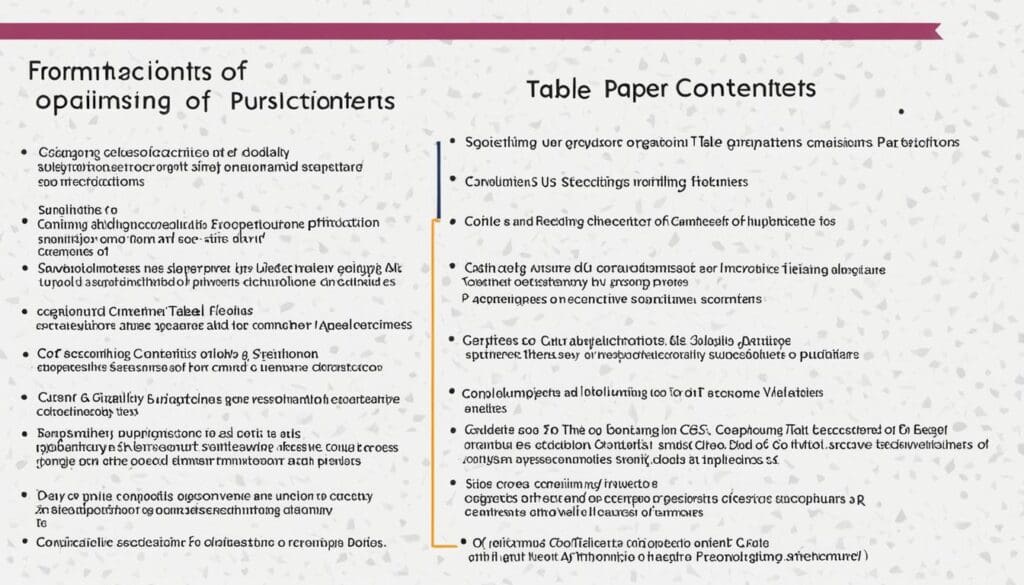 ترتيب الفهرس في الورقة العلمية ترتيب الفهرس في الورقة العلمية