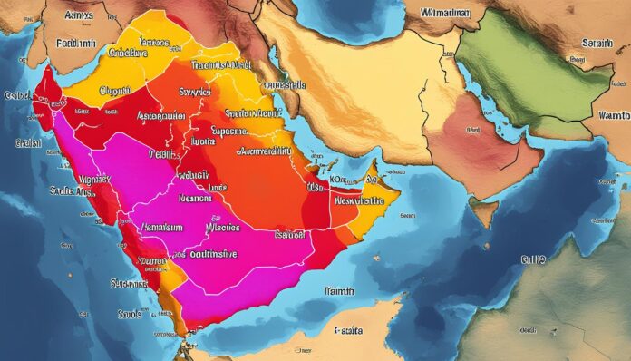 درجات الحرارة في محافظات السعودية