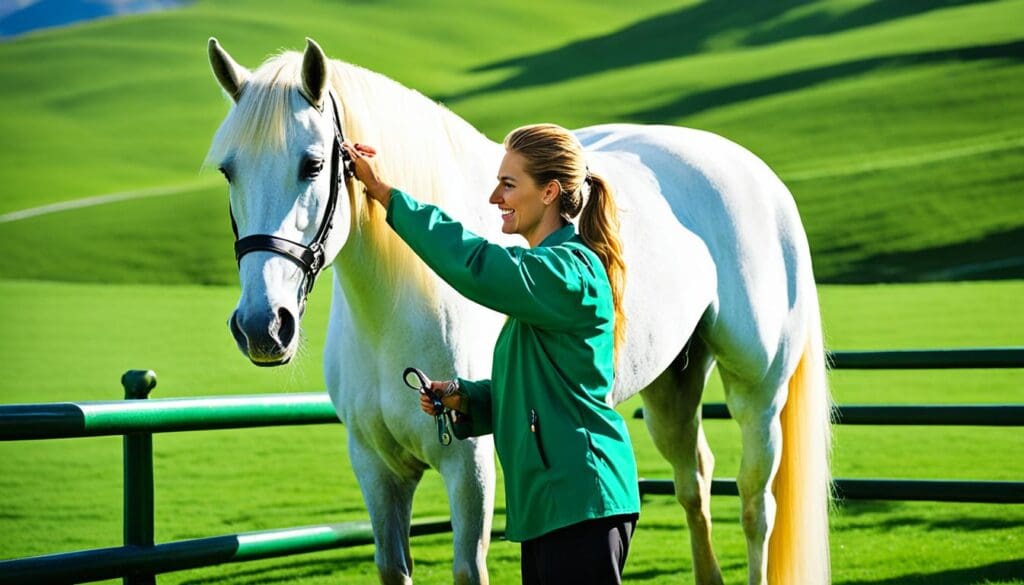 رعاية حصان شاير