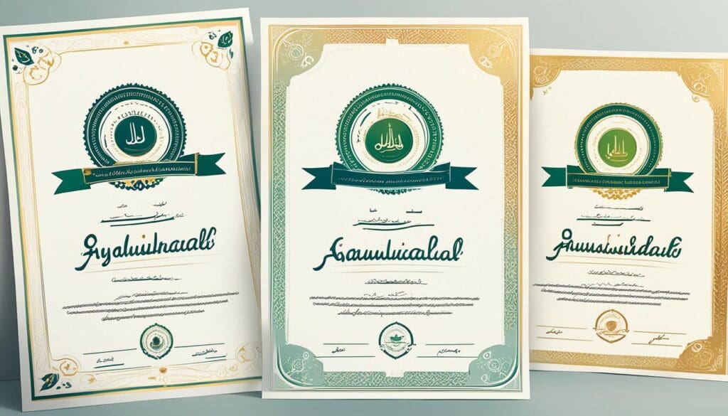 شهادات شهادات