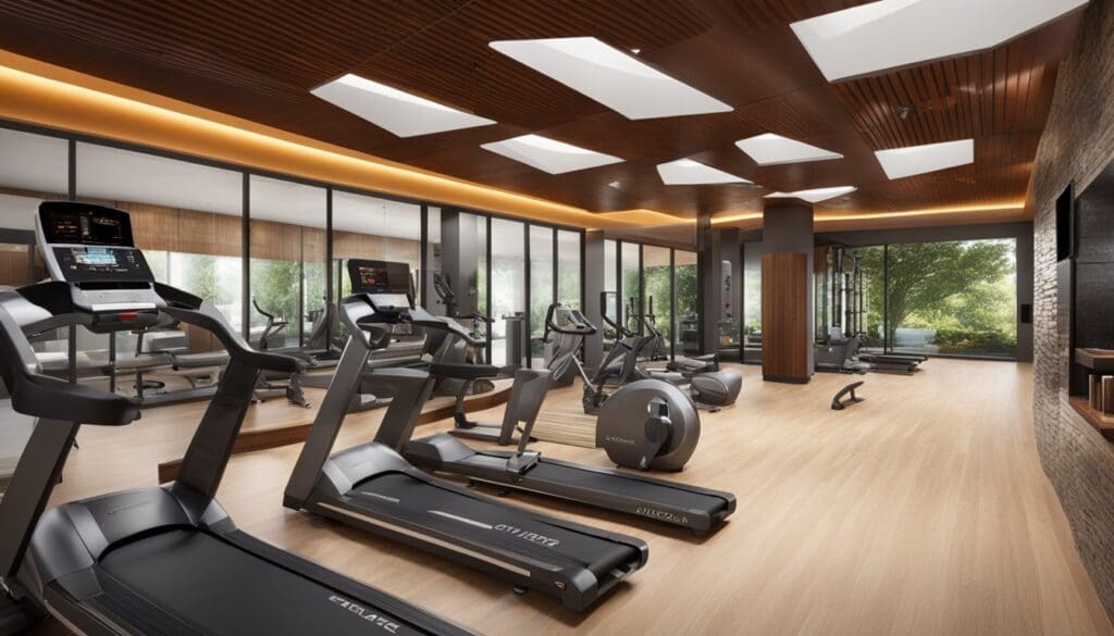 صالة رياضية حديثة صالة رياضية حديثة