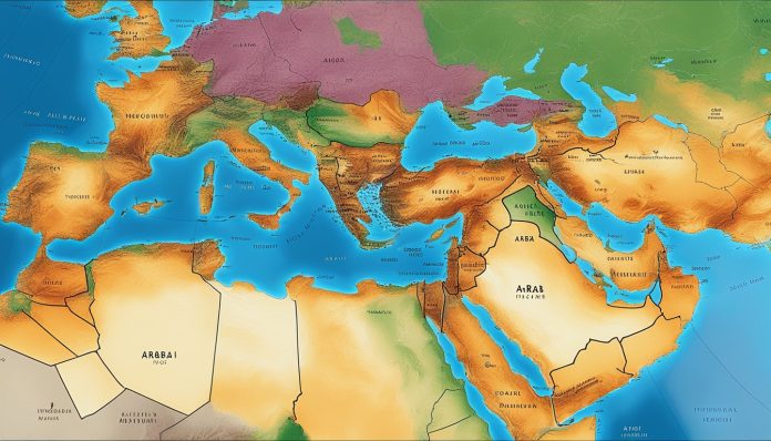 حدود الوطن العربي