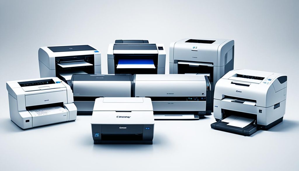 Printer types