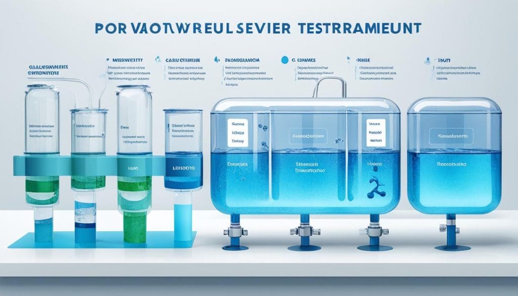 أنواع المياه المعالجة