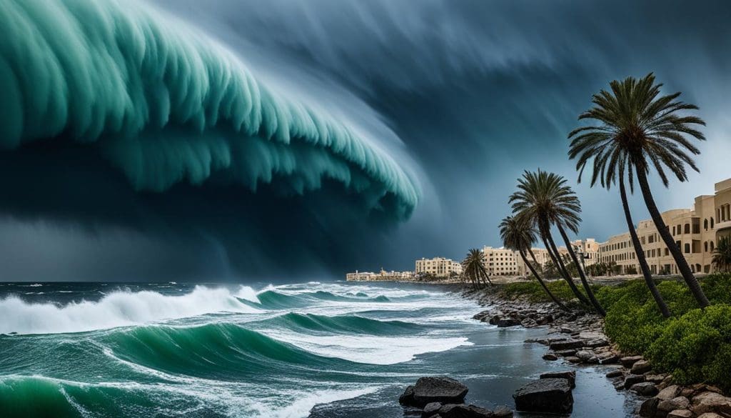 سلطنة عمان إعصار شاهين