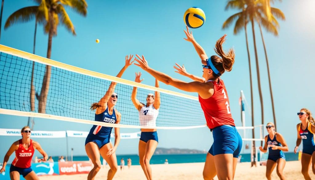 كرة الطائرة الشاطئية كرة الطائرة الشاطئية