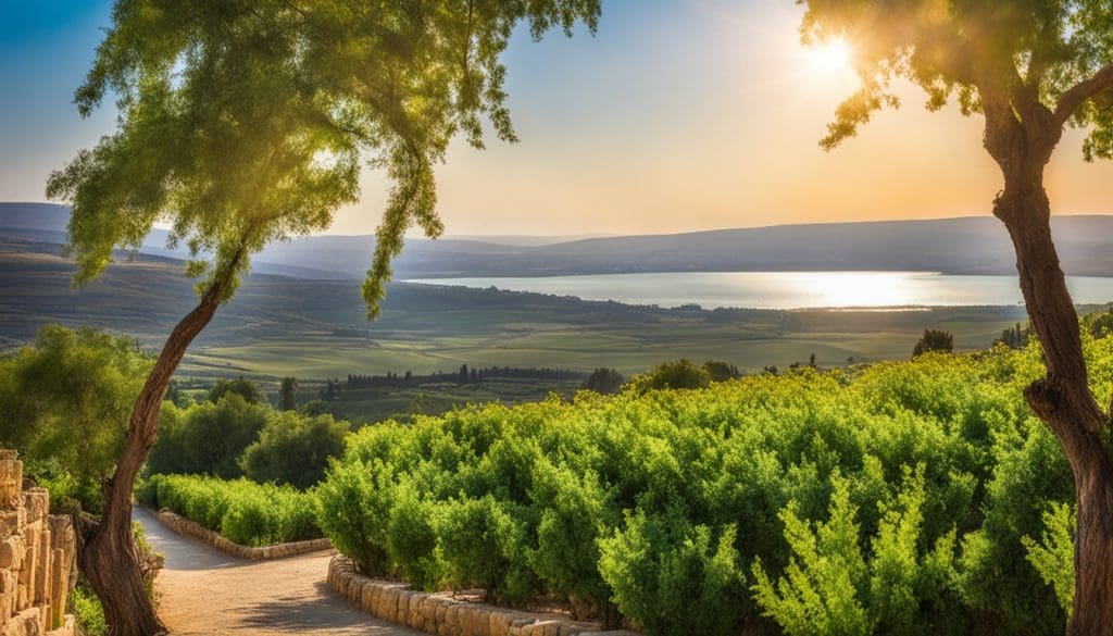 موقع بحيرة طبريا