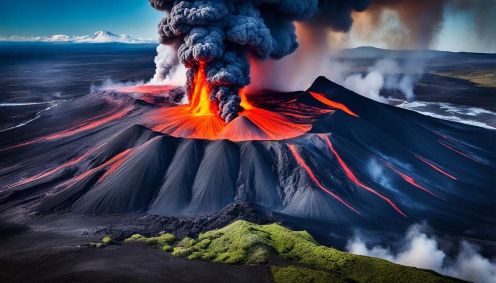 أنواع الثورات البركانية