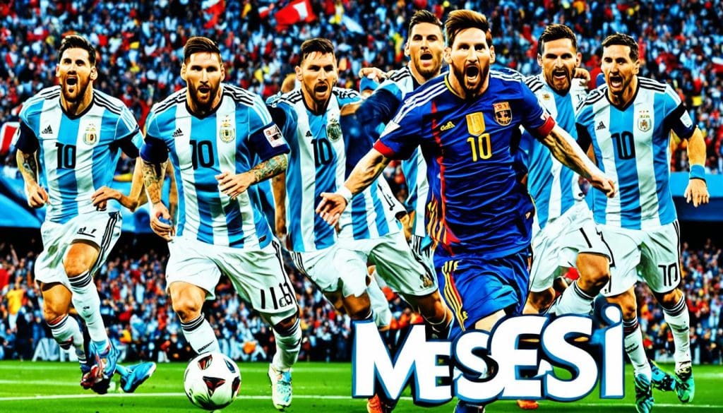 إنجازات ميسي مع منتخب الأرجنتين إنجازات ميسي مع منتخب الأرجنتين