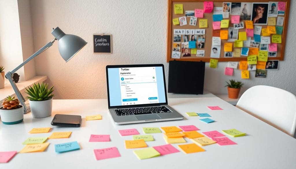 اختيار اسم مستخدم على تويتر