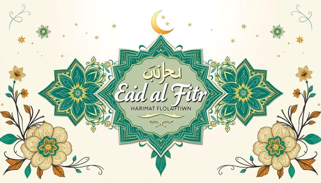 بطاقات تهنئة عيد الفطر