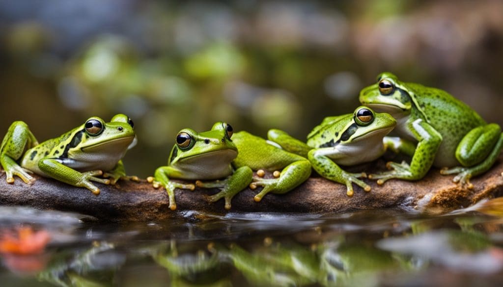تنوع أنواع أنثى الضفدع