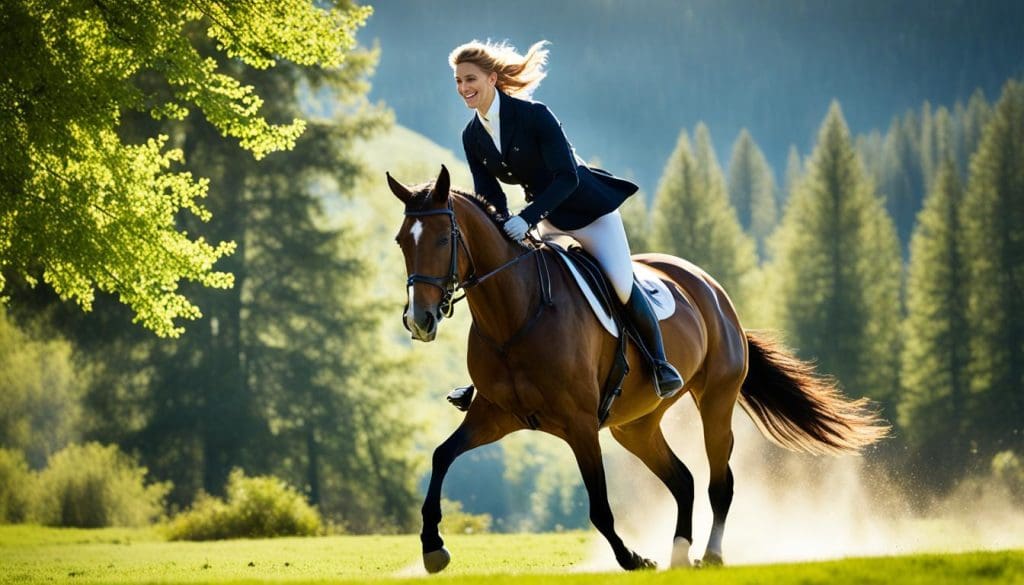 ركوب الخيل والحمل