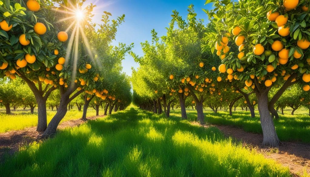 زراعة الحمضيات في المناطق الشمسية