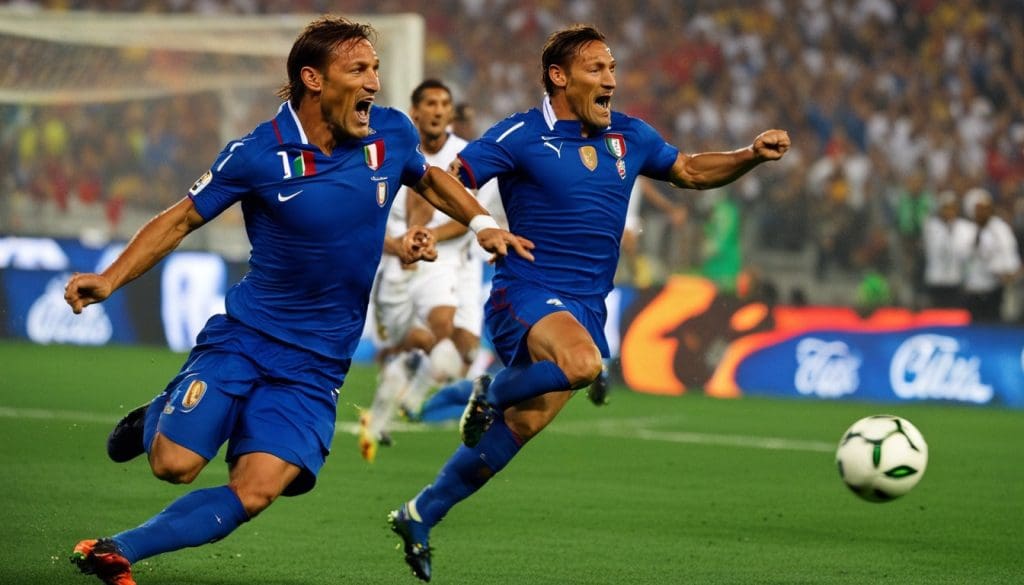 فرانشيسكو توتي مع المنتخب الإيطالي فرانشيسكو توتي مع المنتخب الإيطالي