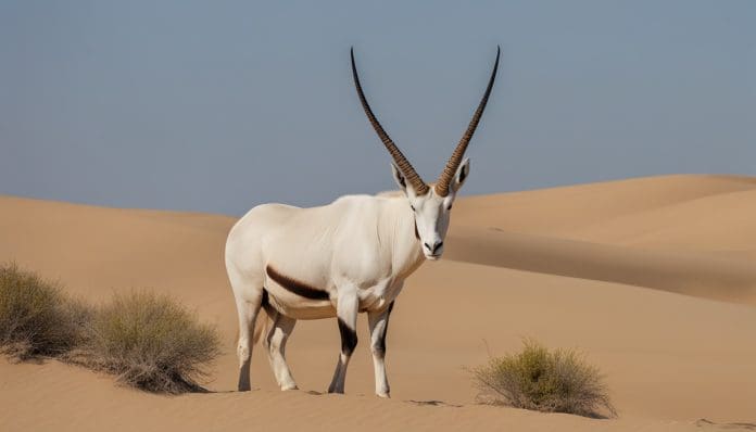 أين يعيش المها العربي