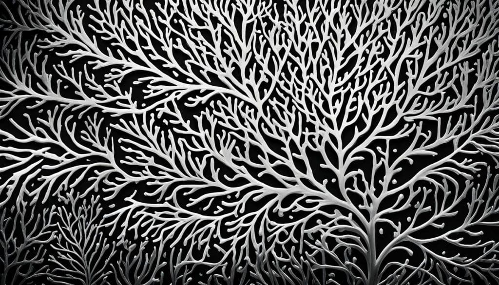 أشكال المرجان الأسود