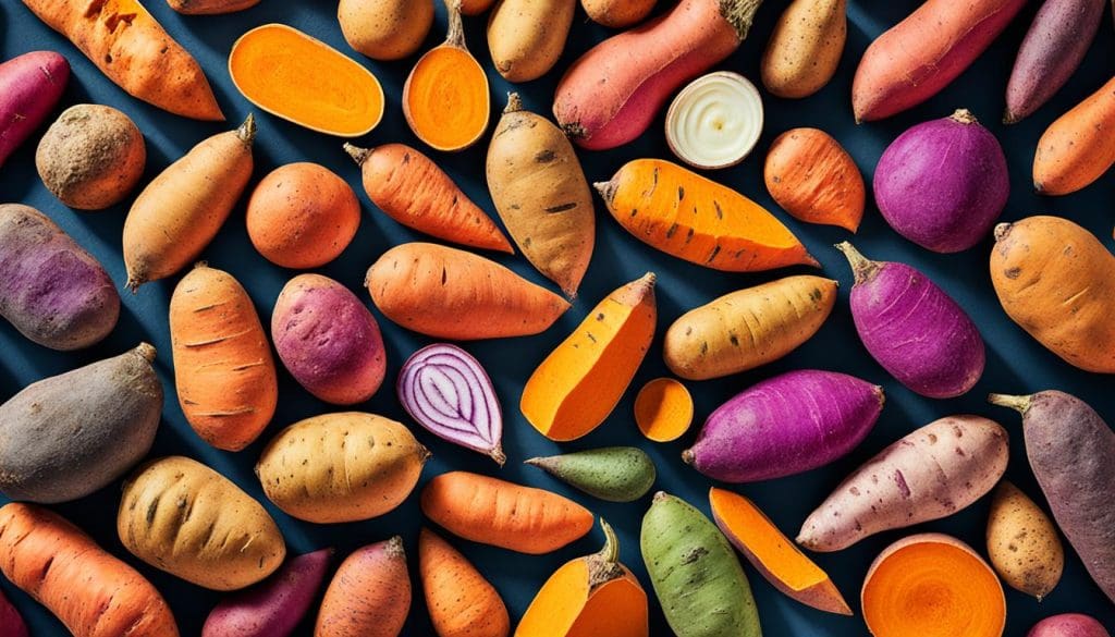 أنواع البطاطا الحلوة