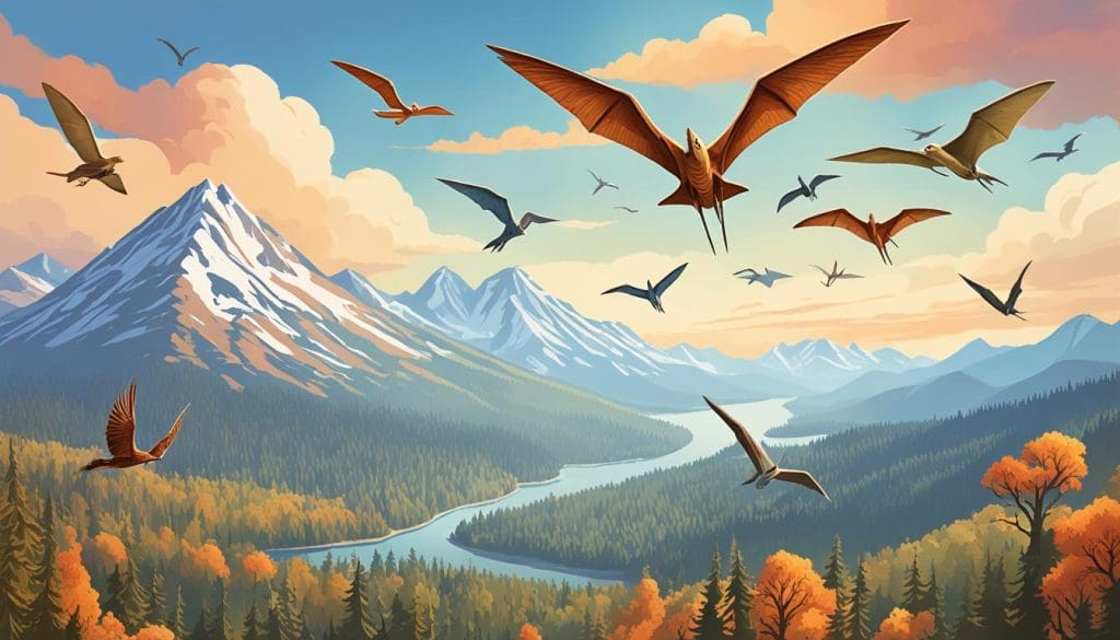 الحيوانات الطائرة في العصور القديمة