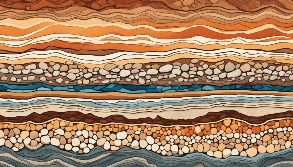 خصائص نسيج الصخور الرسوبية