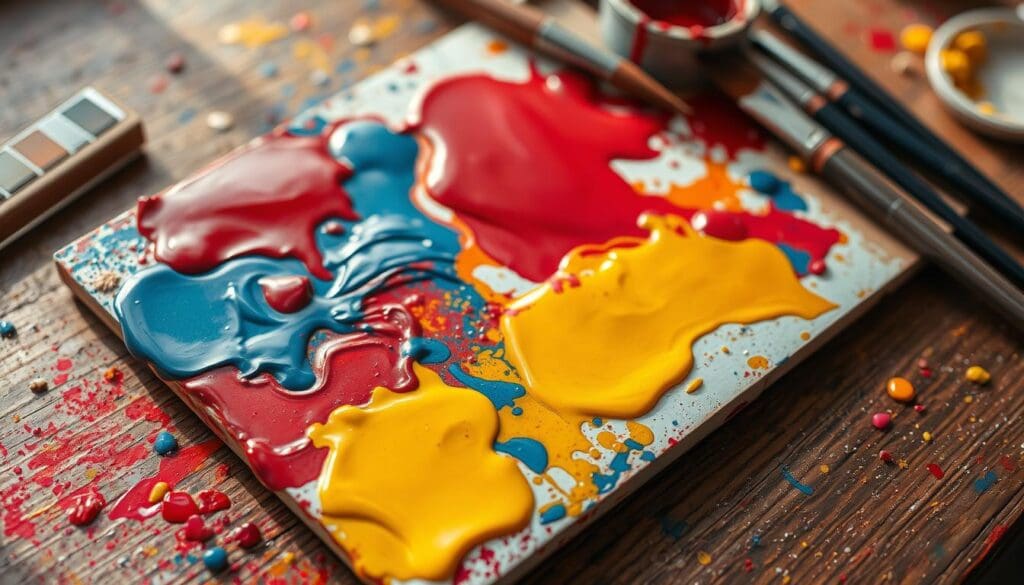 مزج الألوان