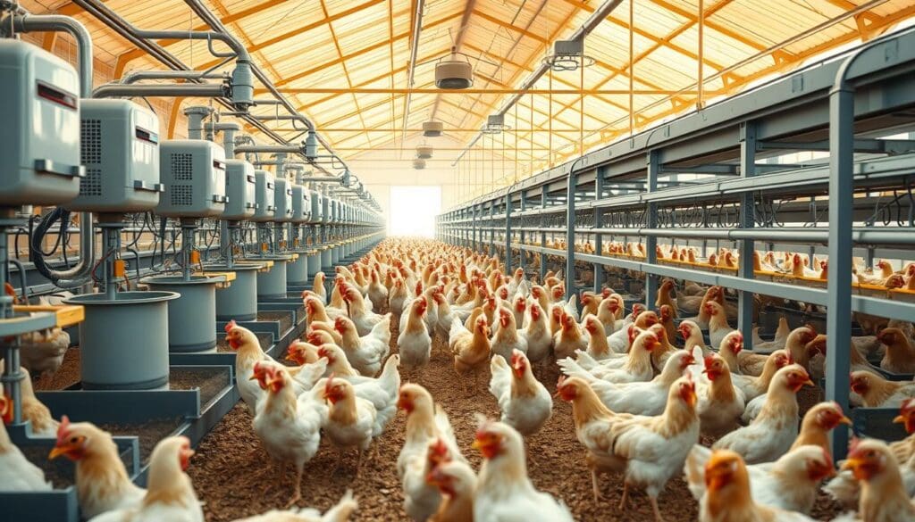 معدات مزرعة دجاج اللحم معدات مزرعة دجاج اللحم