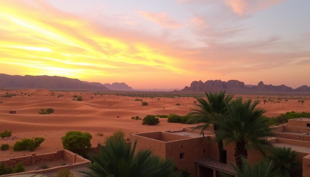 منظر طبيعي لمنطقة الجوف