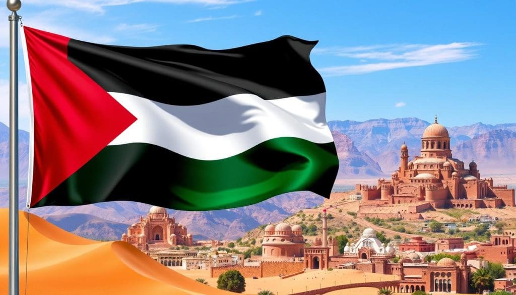 ألوان العلم الأردني