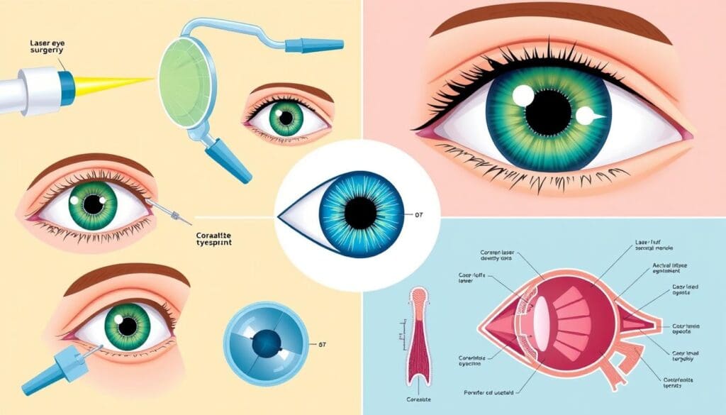 أنواع جراحات العين أنواع جراحات العين
