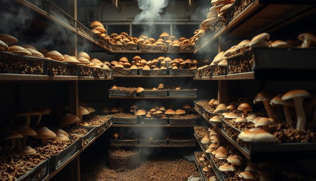 إنتاج الفطر