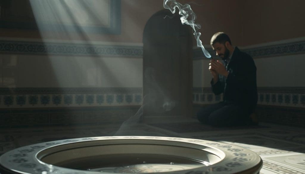 التدخين والوضوء