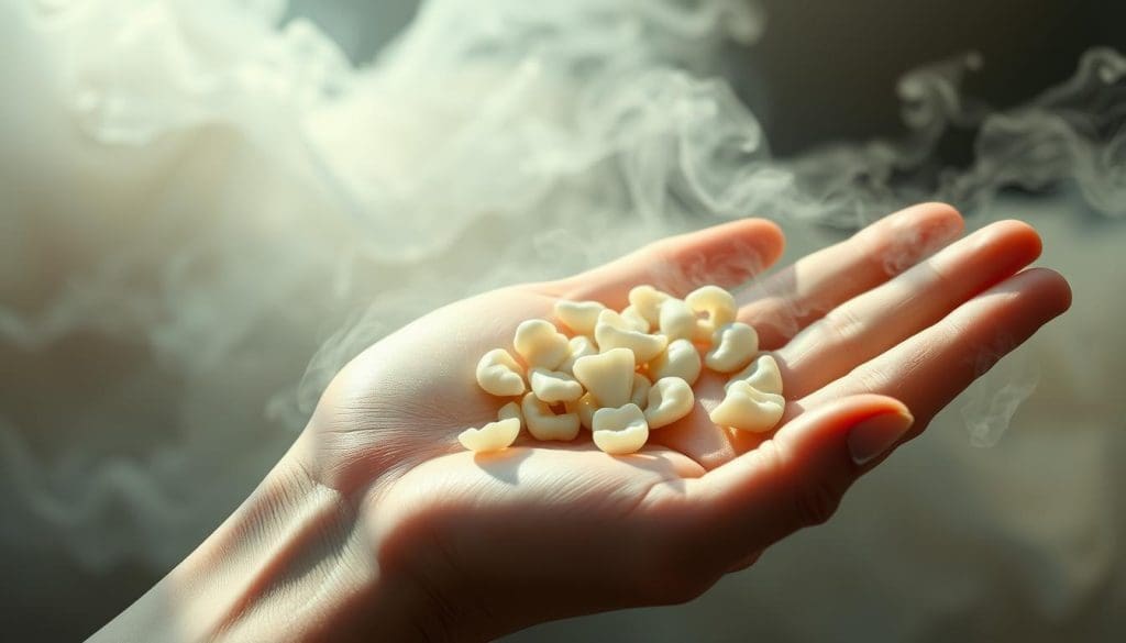 سقوط الأسنان في اليد