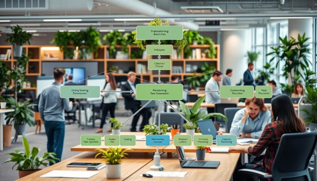 هيكل تنظيمي مرن هيكل تنظيمي مرن