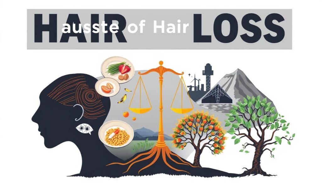 أسباب تساقط الشعر