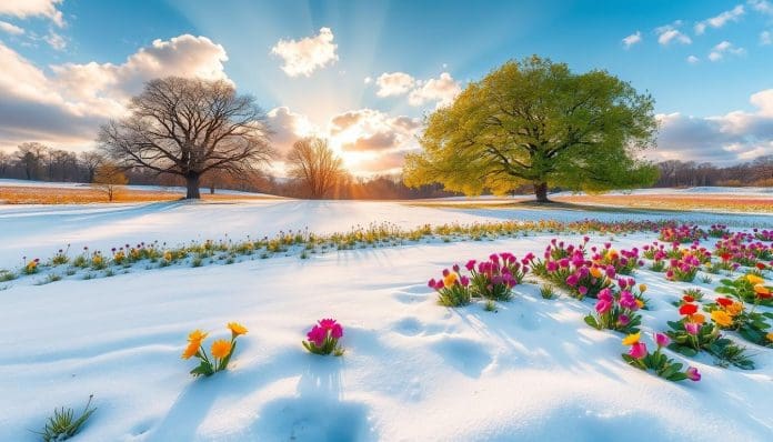 الشتاء والربيع