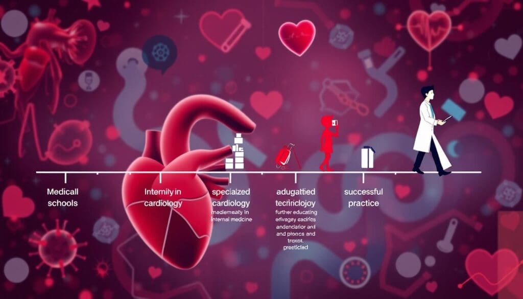 مراحل التطور الوظيفي لطبيب القلب مراحل التطور الوظيفي لطبيب القلب