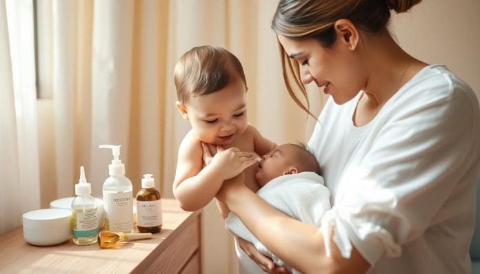 العناية ببشرة الطفل