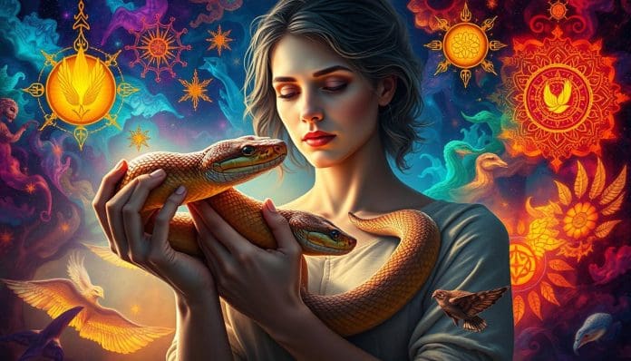 تفسير حلم مسك الثعبان