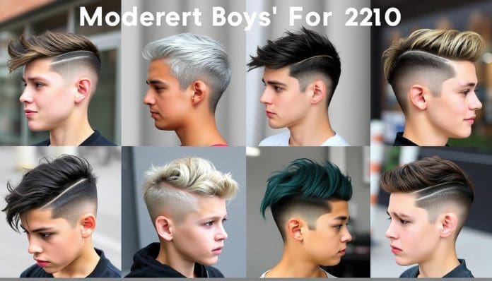 قصات شعر أولاد حديثة