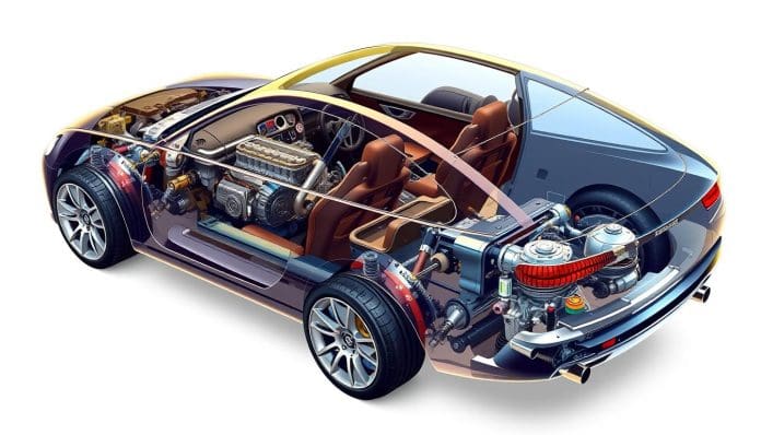 مكونات السيارة