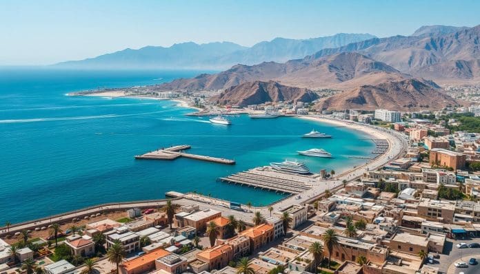 موقع عدن في اليمن