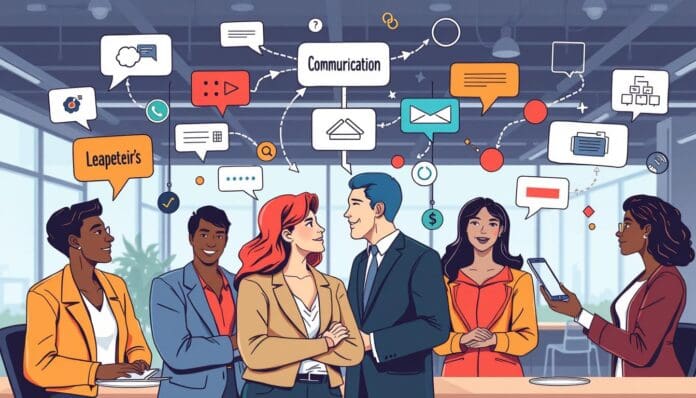 تحليل تأثير استراتيجيات تواصل القيادة