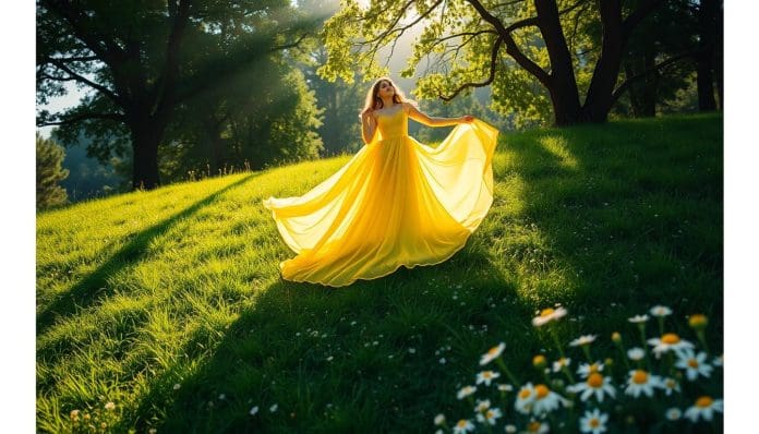 تفسير حلم الفستان الأصفر