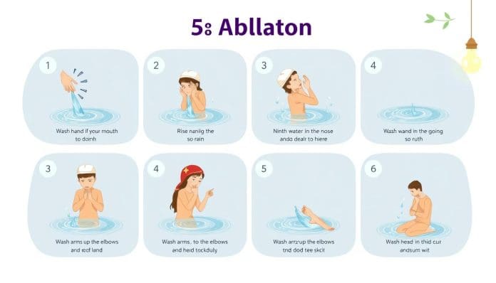 خطوات الوضوء