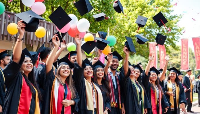 صور التخرج والاحتفال